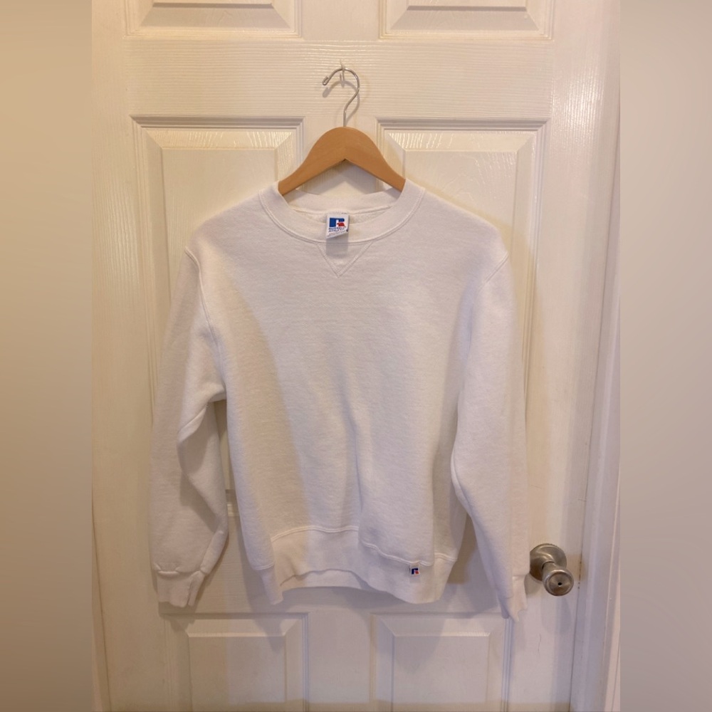 Russell Athletic White Sweatshirt